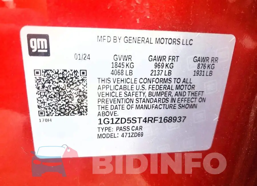 1G1ZD5ST4RF168937 Photo# 13