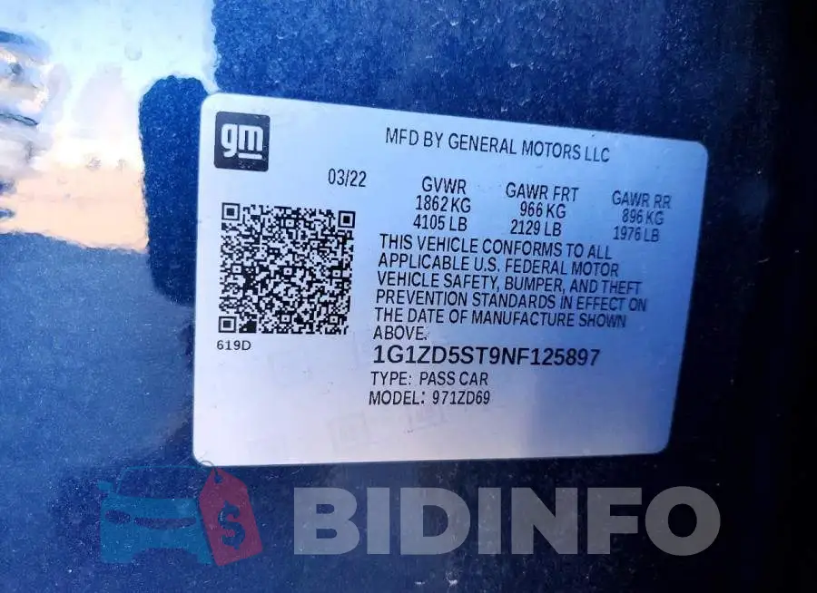1G1ZD5ST9NF125897 Photo# 12
