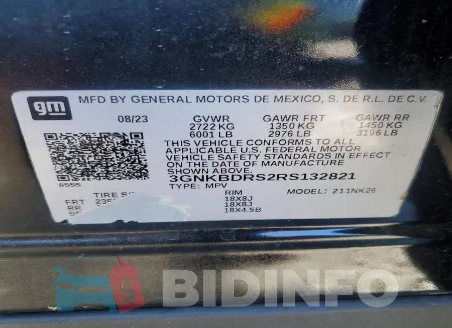 3GNKBDRS2RS132821 Photo# 13