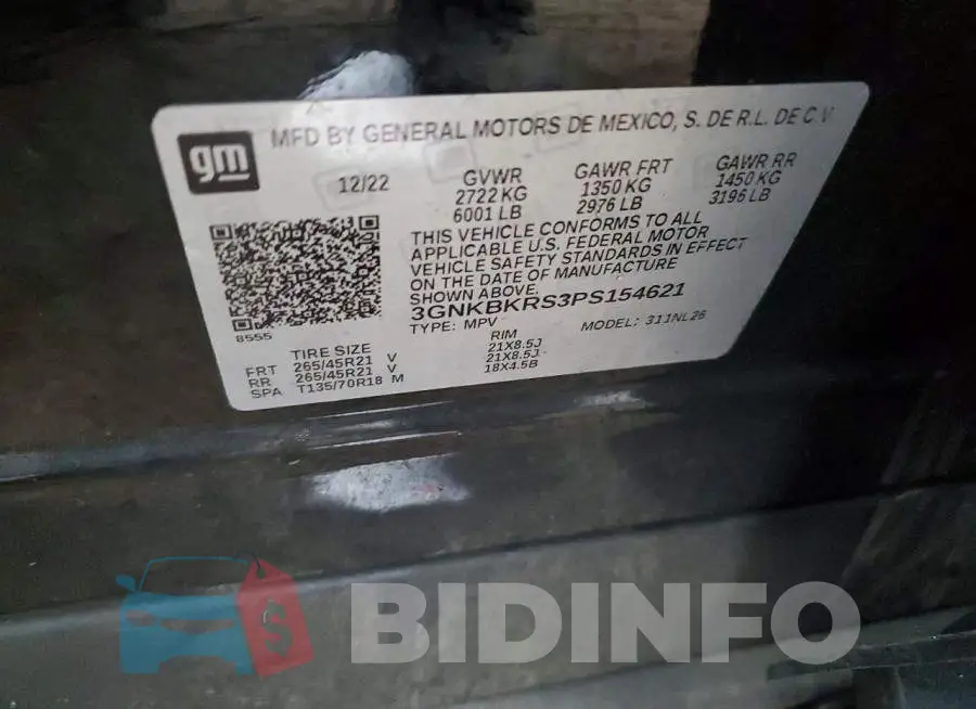 3GNKBKRS3PS154621 Photo# 12