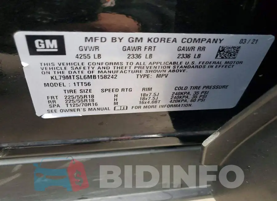 KL79MTSL6MB158242 Photo# 12