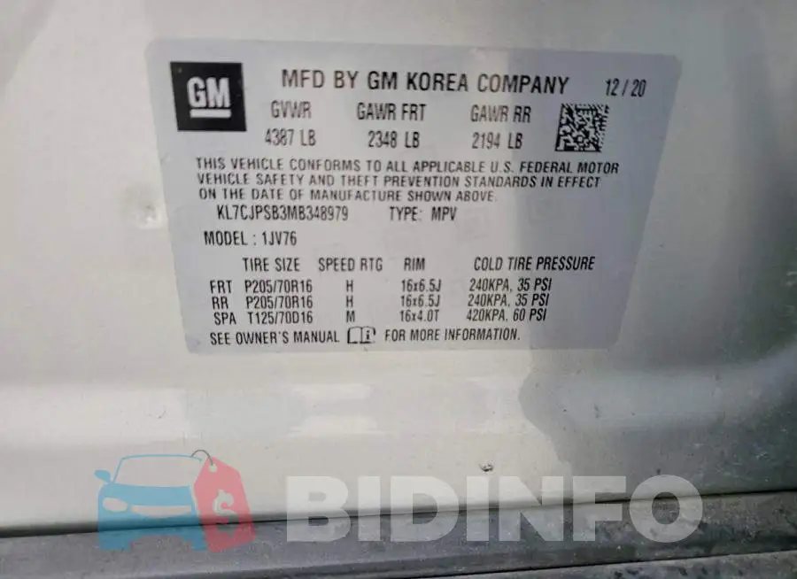 KL7CJPSB3MB348979 Photo# 13