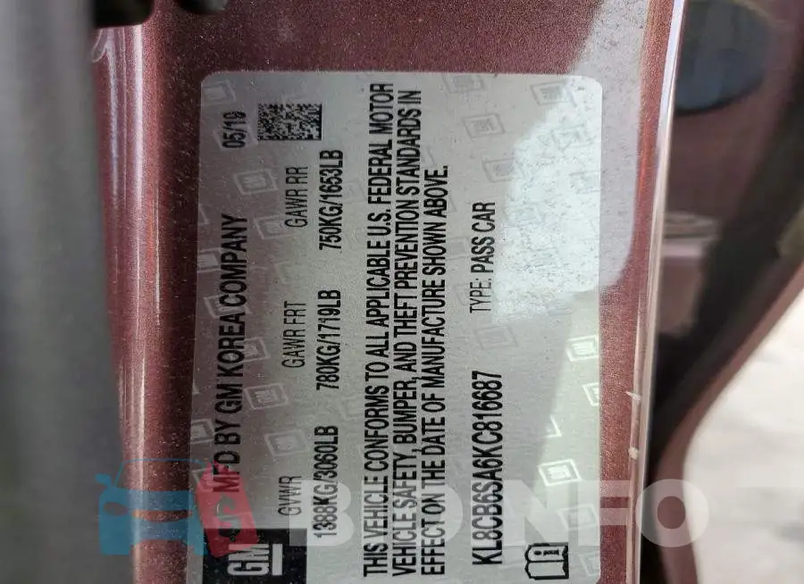 KL8CB6SA6KC816687 Photo# 10
