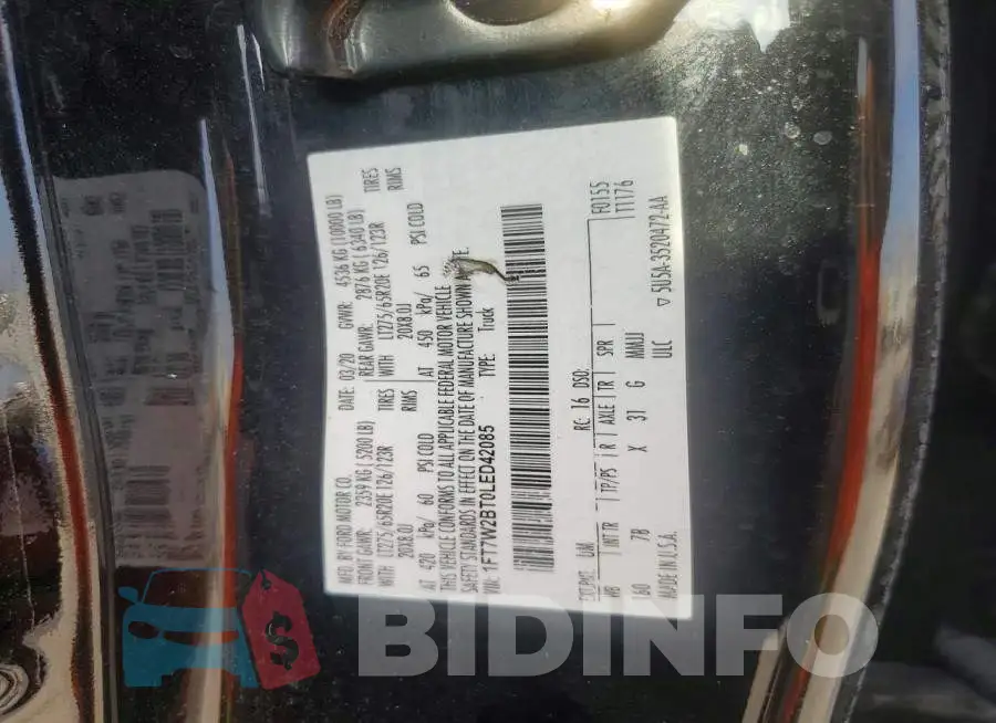 1FT7W2BT0LED42085 Photo# 13