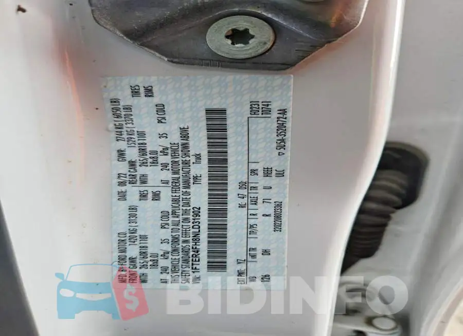 1FTER4FH8NLD31902 Photo# 12