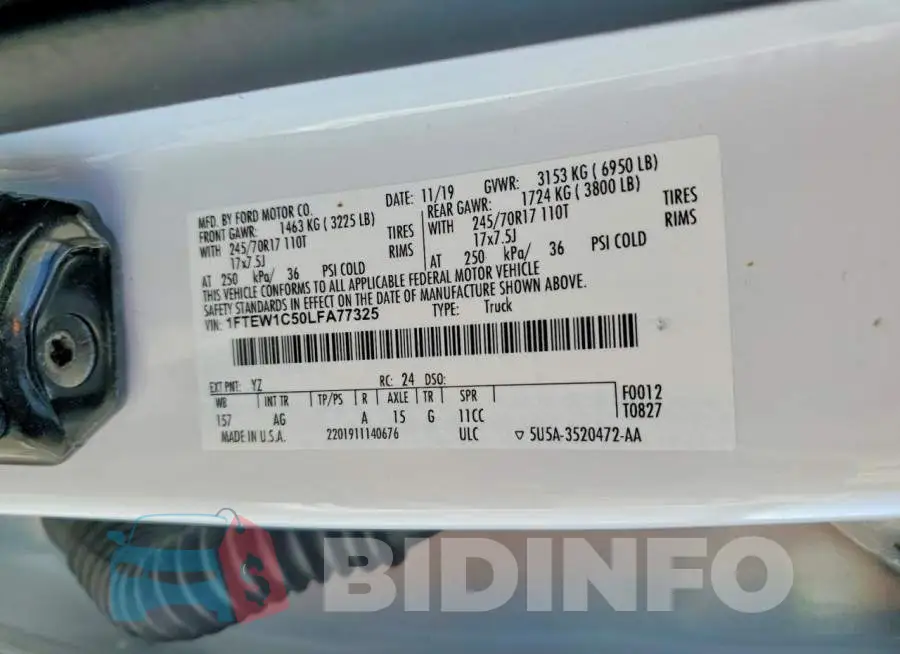 1FTEW1C50LFA77325 Photo# 12