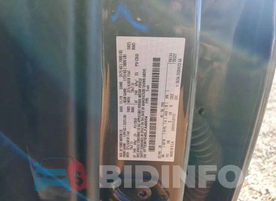 1FTEW1E45LFA49654 Photo# 13