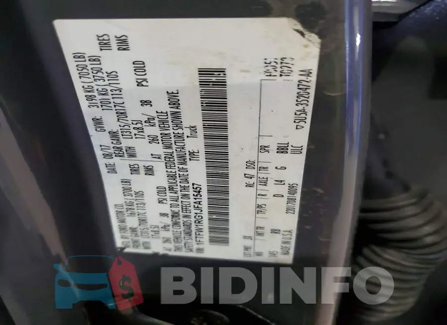 1FTFW1RG1JFA15457 Photo# 12