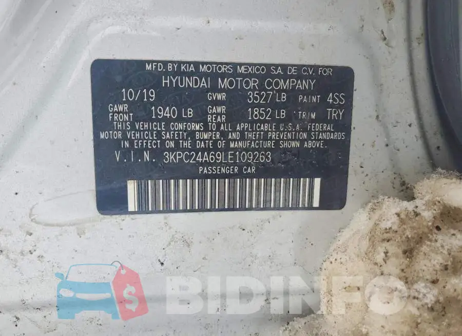3KPC24A69LE109263 Photo# 12