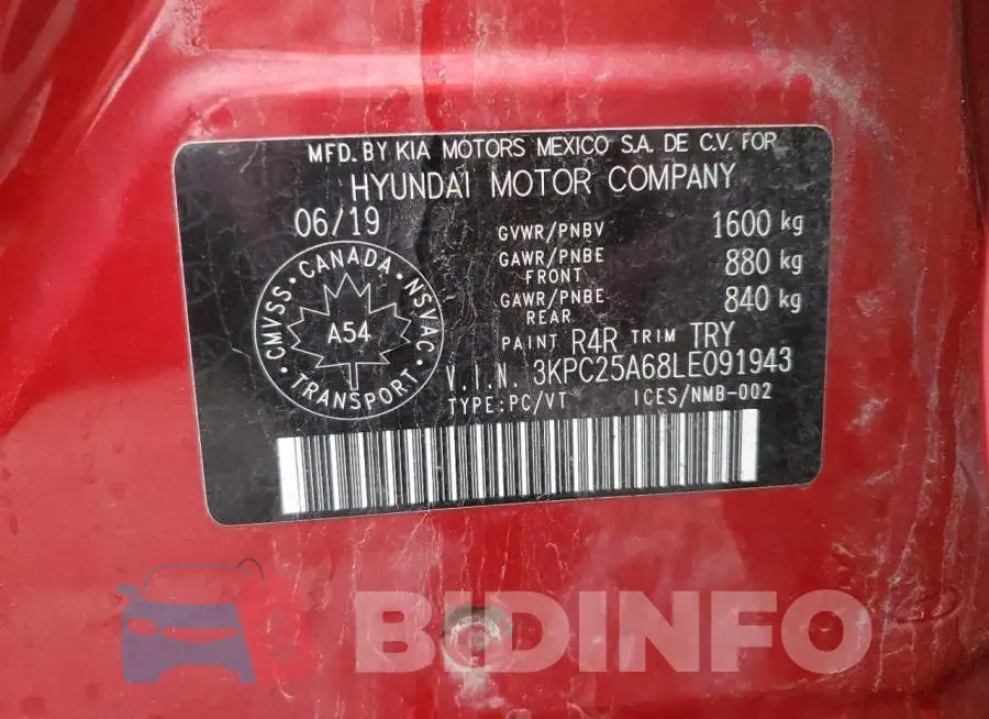 3KPC25A68LE091943 Photo# 12