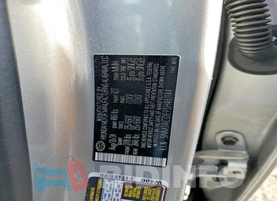 5NMJACDE9SH461144 Photo# 13
