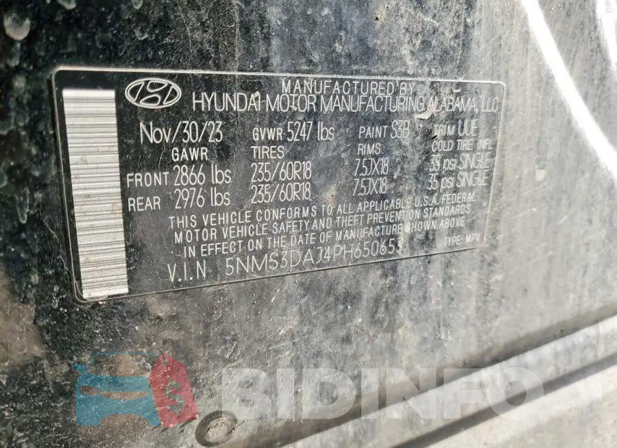 5NMS3DAJ4PH650653 Photo# 13