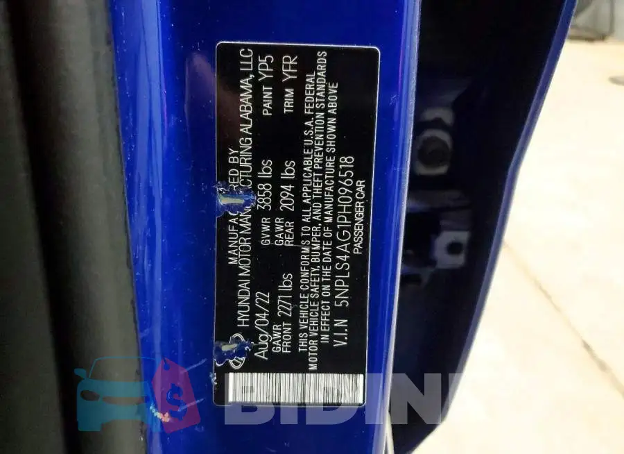 5NPLS4AG1PH096518 Photo# 13
