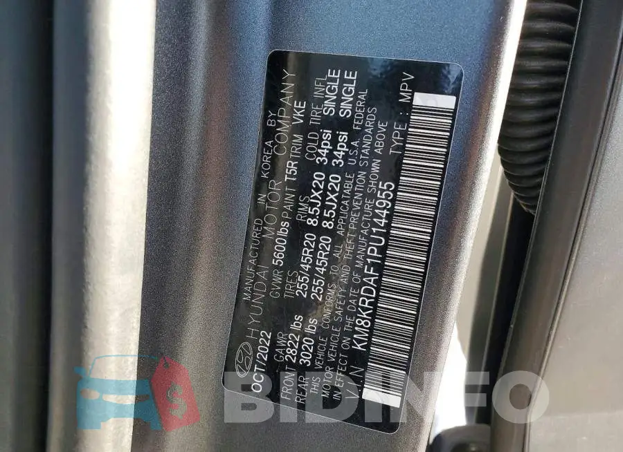 KM8KRDAF1PU144955 Photo# 12
