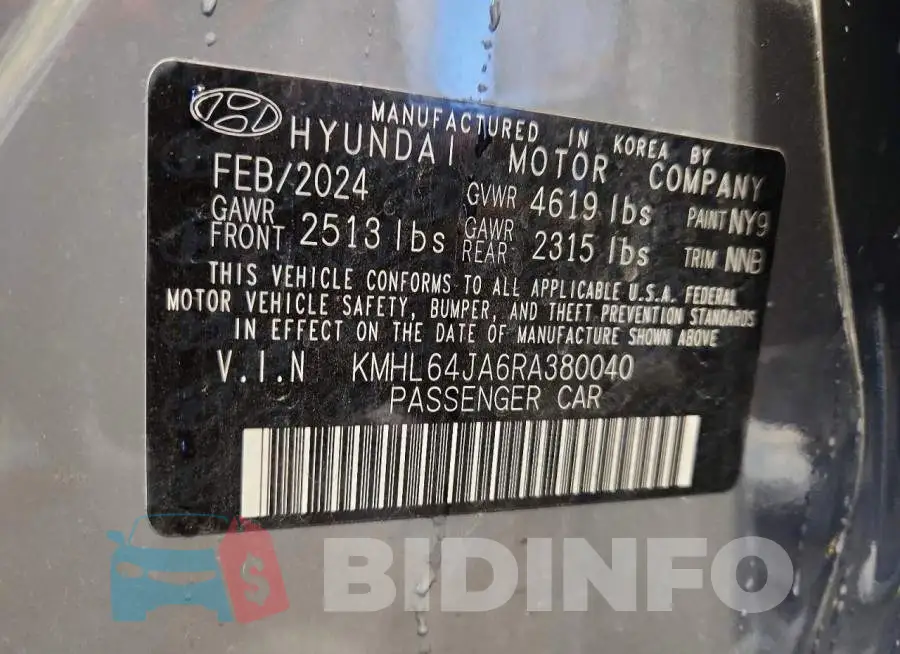 KMHL64JA6RA380040 Photo# 13