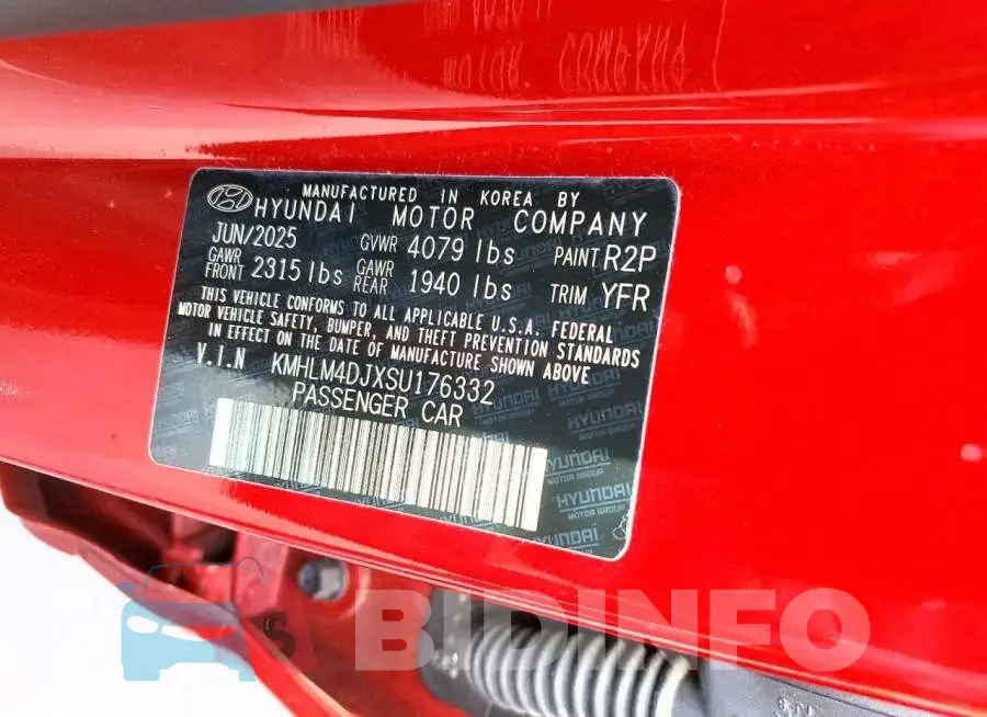 KMHLM4DJXSU176332 Photo# 12