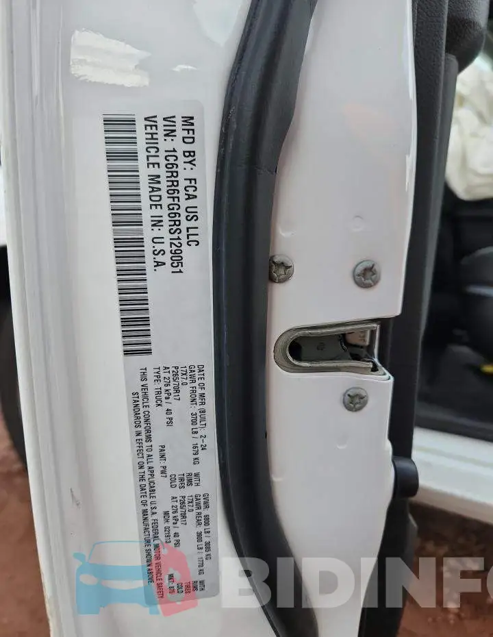 1C6RR6FG6RS129051 Photo# 13