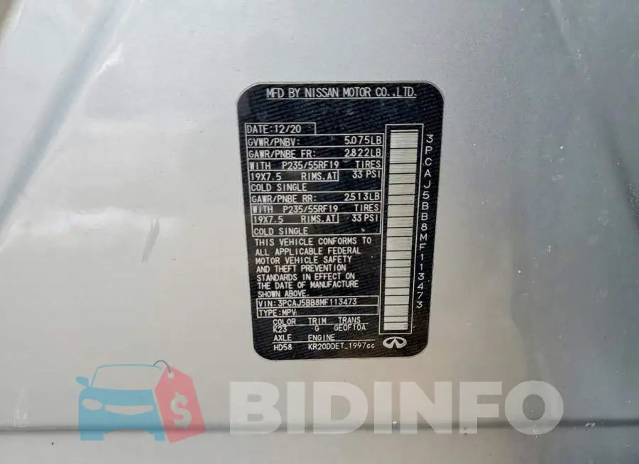 3PCAJ5BB8MF113473 Photo# 13