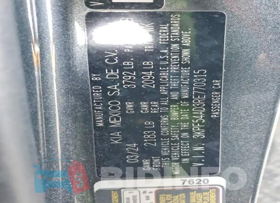 3KPF54AD3RE770315 Photo# 12