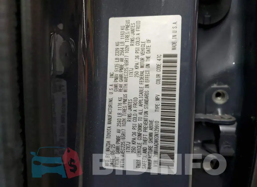 7MMVAADW6SN129910 Photo# 14