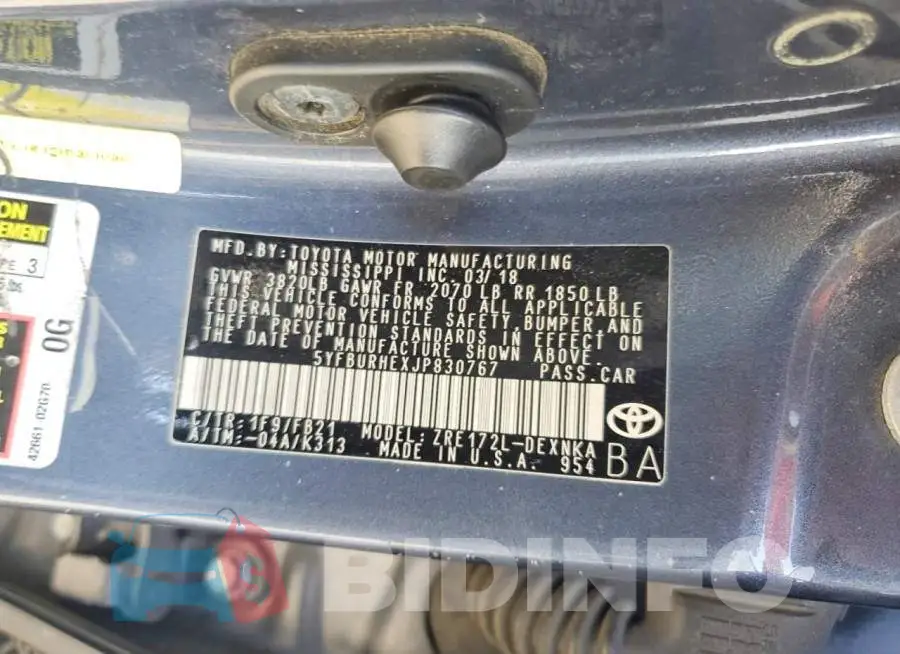 5YFBURHEXJP830767 Photo# 12