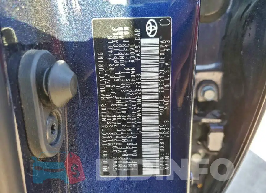 5YFEPMAE1MP267453 Photo# 12