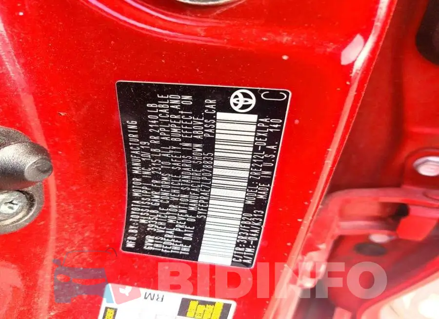 5YFEPRAE7LP078835 Photo# 12
