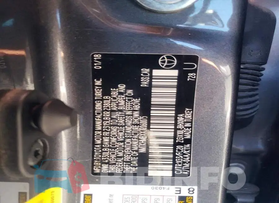 NMTKHMBXXJR060075 Photo# 14