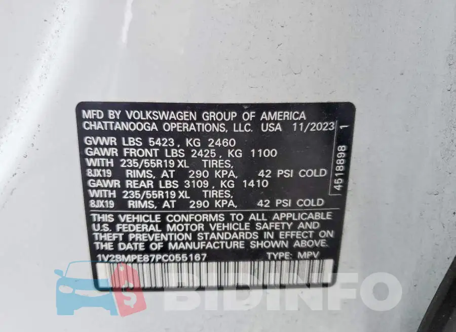 1V2BMPE87PC055167 Photo# 13