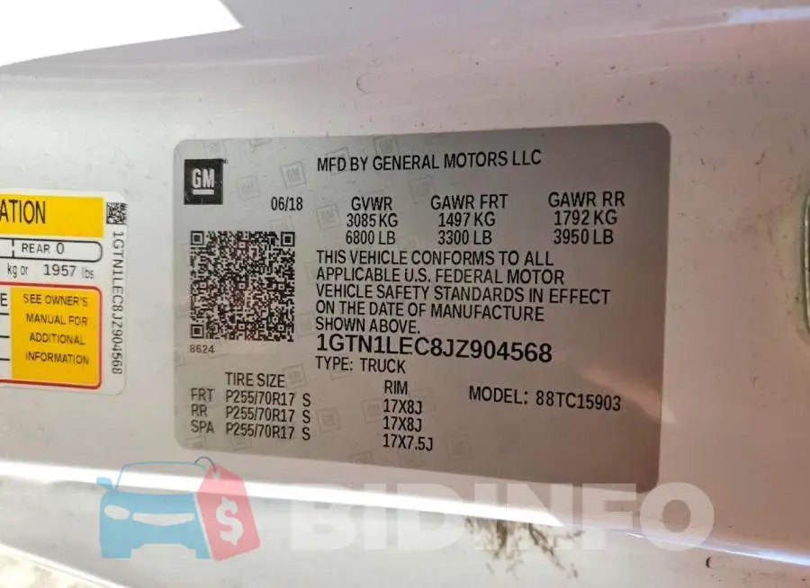 1GTN1LEC8JZ904568 Photo# 12