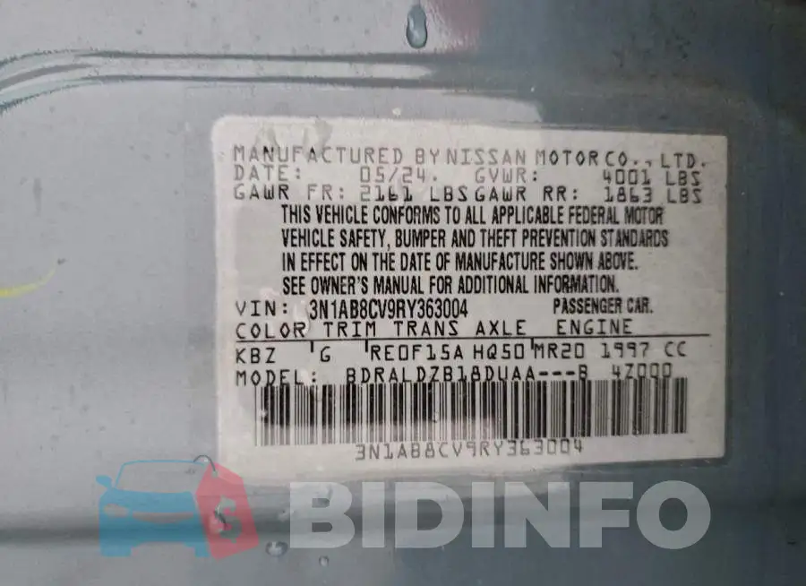 3N1AB8CV9RY363004 Photo# 12