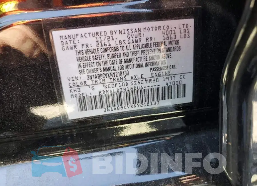 3N1AB8CVXNY218130 Photo# 12