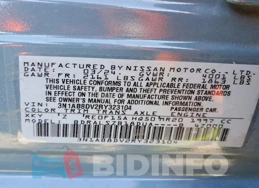 3N1AB8DV2RY323104 Photo# 12