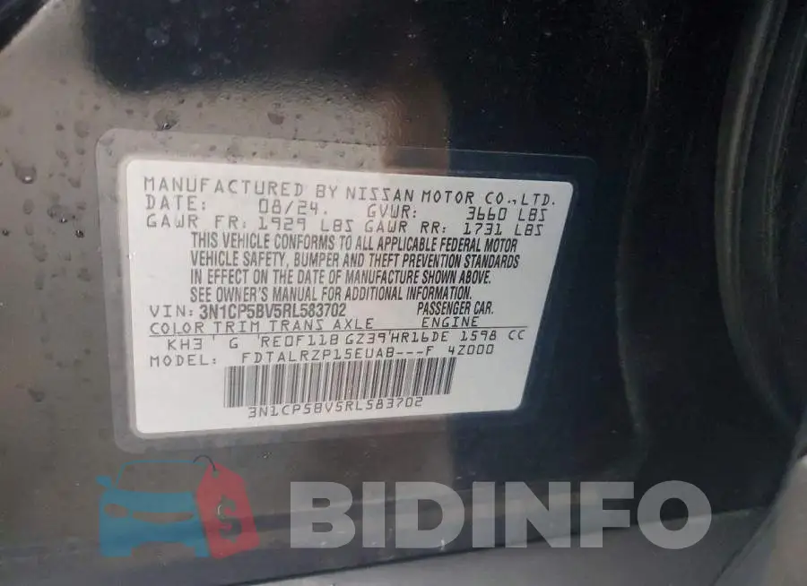3N1CP5BV5RL583702 Photo# 12