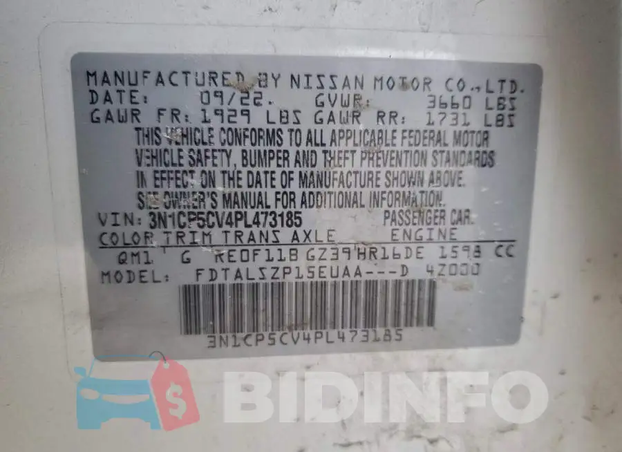 3N1CP5CV4PL473185 Photo# 13