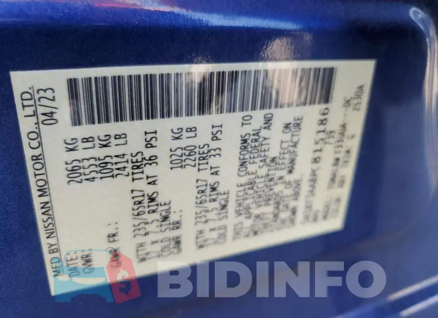 5N1BT3AA8PC815186 Photo# 13