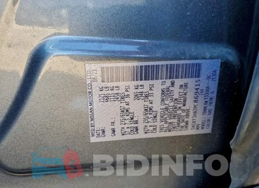 5N1BT3AB2PC869415 Photo# 13
