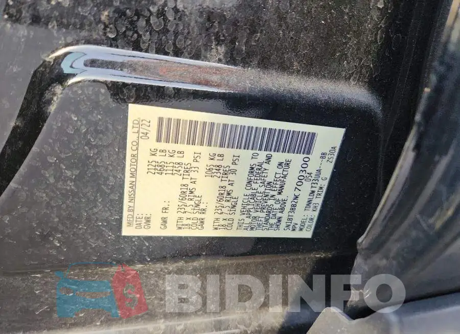 5N1BT3BB2NC700300 Photo# 12