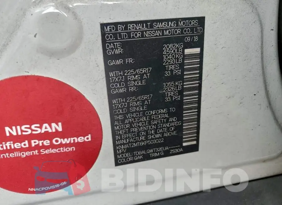 KNMAT2MT6KP503022 Photo# 13