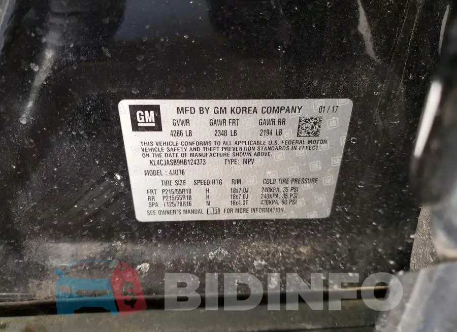 KL4CJASB9HB124373 Photo# 12