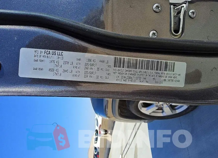 3C4NJCBBXLT133732 Photo# 13