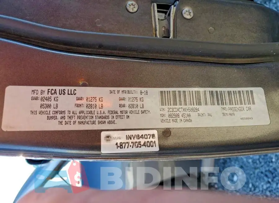 2C3CDXCTXKH508284 Photo# 12