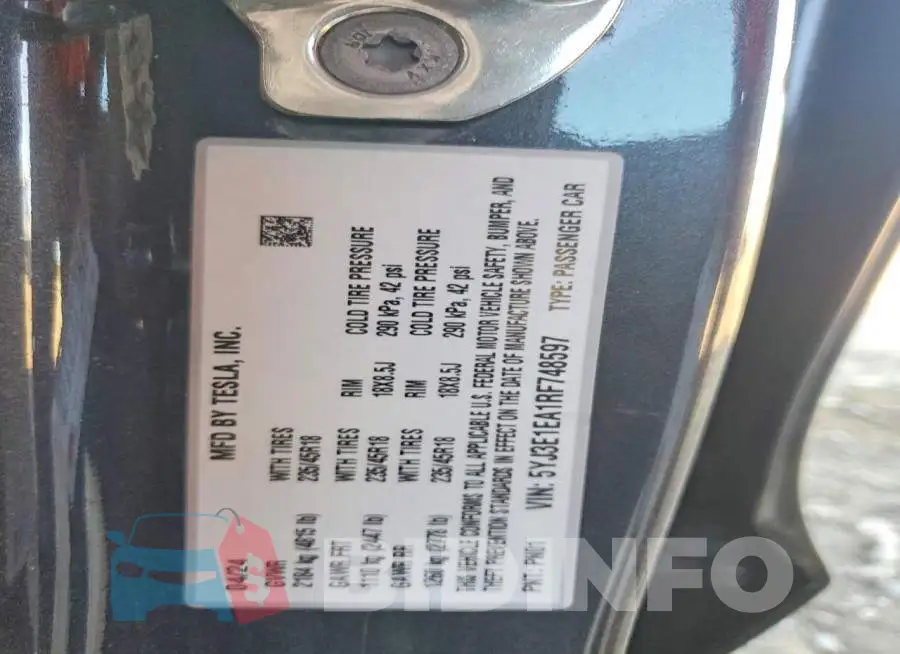 5YJ3E1EA1RF748597 Photo# 13