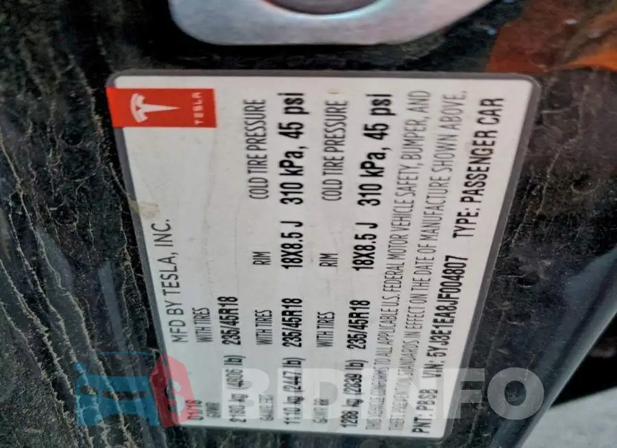 5YJ3E1EA8JF004807 Photo# 13
