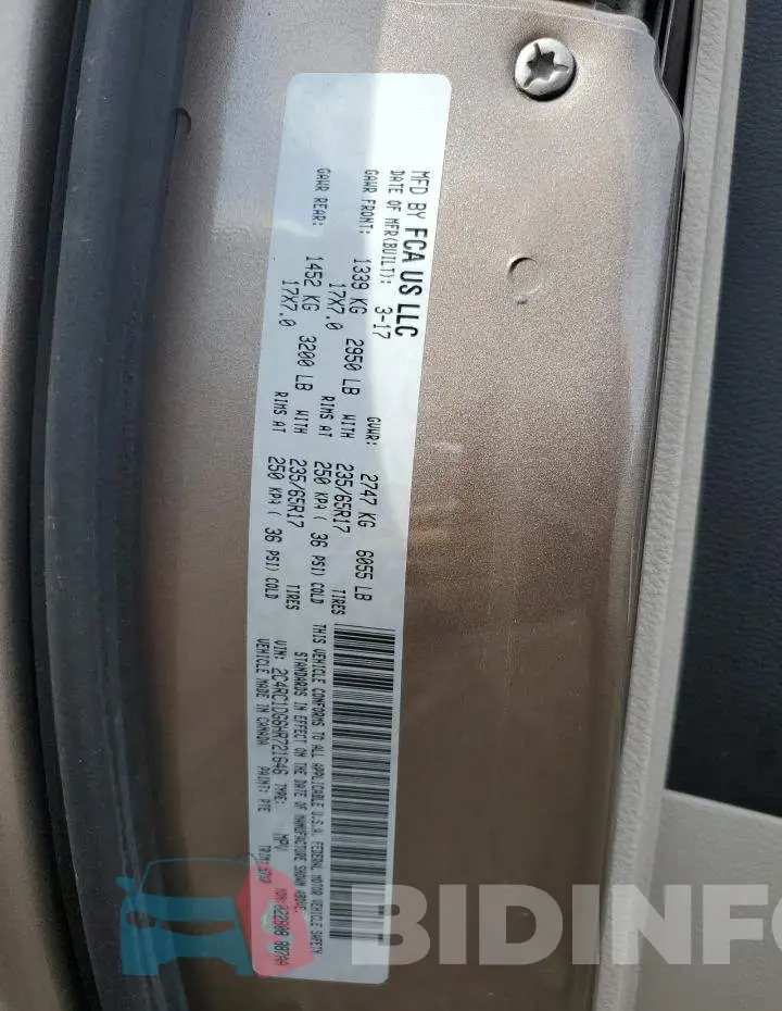 2C4RC1DG6HR721646 Photo# 13