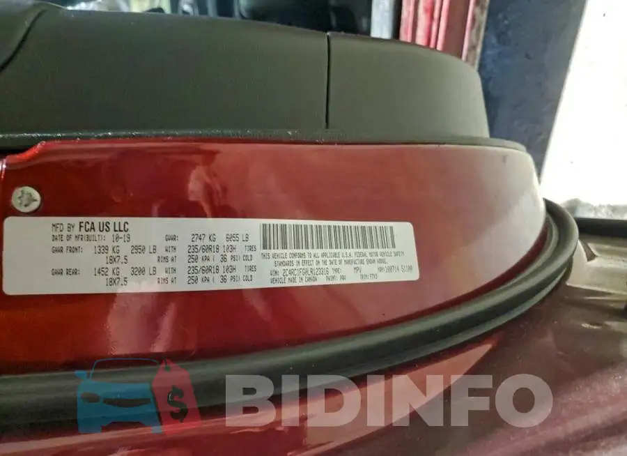 2C4RC1FG0LR123316 Photo# 13