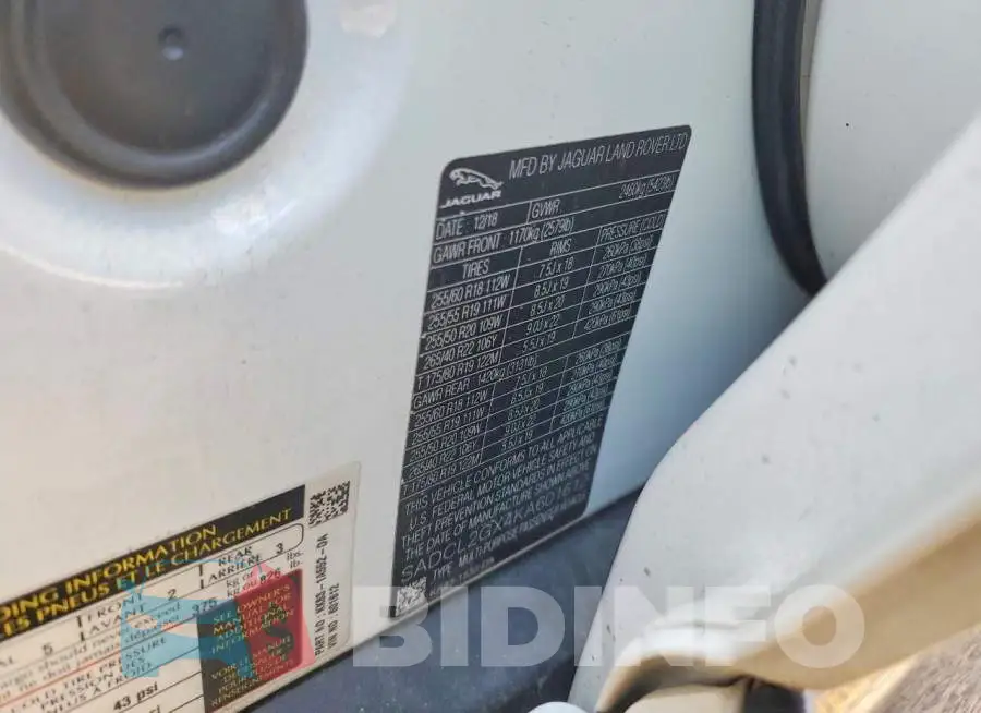 SADCL2GX4KA601612 Photo# 13