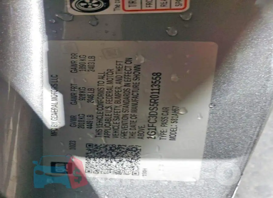 1G1FC3DS5R0113558 Photo# 13
