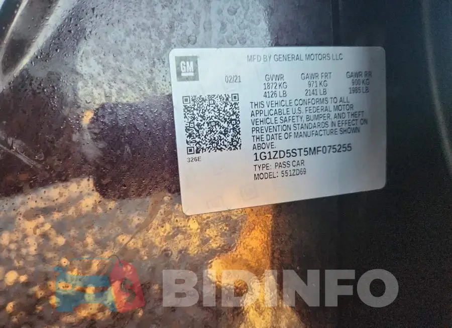 1G1ZD5ST5MF075255 Photo# 12