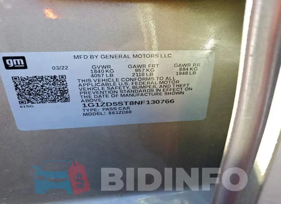 1G1ZD5ST8NF130766 Photo# 13